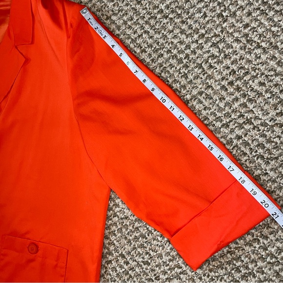 Vintage Koret Two Button Long Sleeve Blazer - Orange - Picture 13 of 15